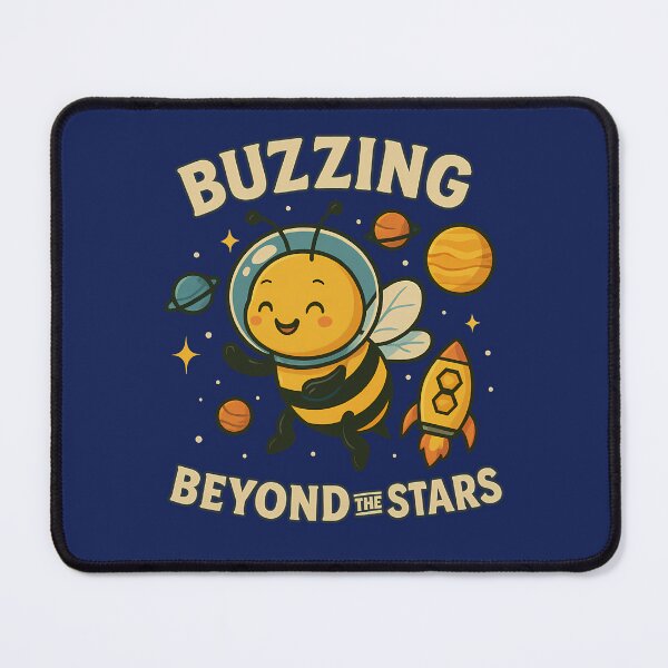 Item preview, Buzzing Beyond The Stars: Adorable Astronaut Bee Galactic Explorer designed and sold by k3rstman1.