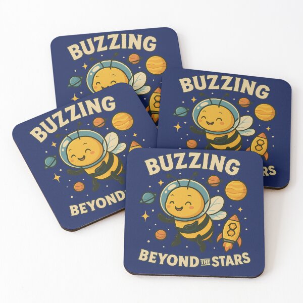 Item preview, Buzzing Beyond The Stars: Adorable Astronaut Bee Galactic Explorer designed and sold by k3rstman1.