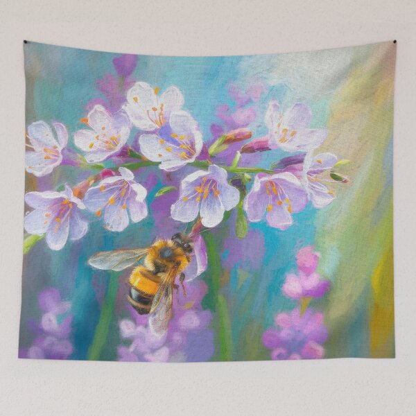 Item preview, Bee on Lavender designed and sold by Susan Rydberg.