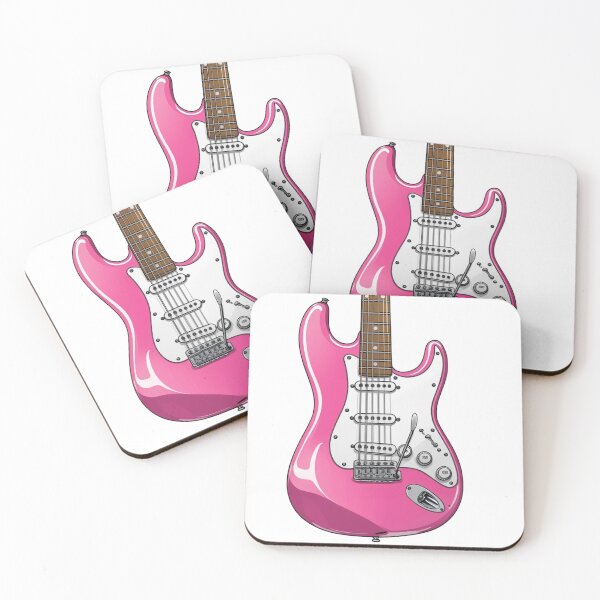 Item preview, Pink Stratocaster Guitar  designed and sold by Koko Doko.