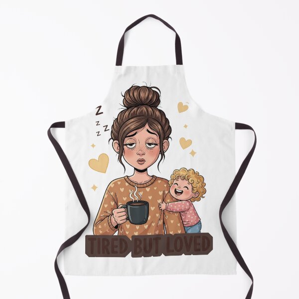 Item preview, Tired But Loved: Humorous Parent Life designed and sold by zoughlal.
