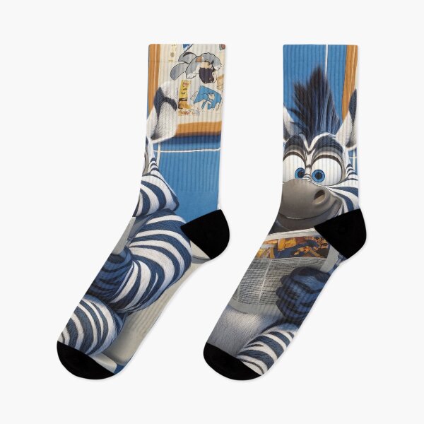 Item preview, Zebra Reads Vibrant Bathroom Newspaper Delight designed and sold by mildaclairmo.