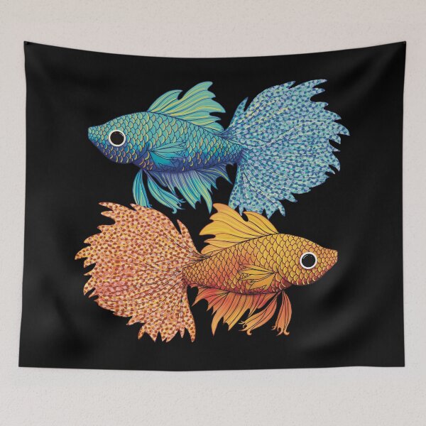 Item preview, Fighting Fish designed and sold by Karin Taylor.