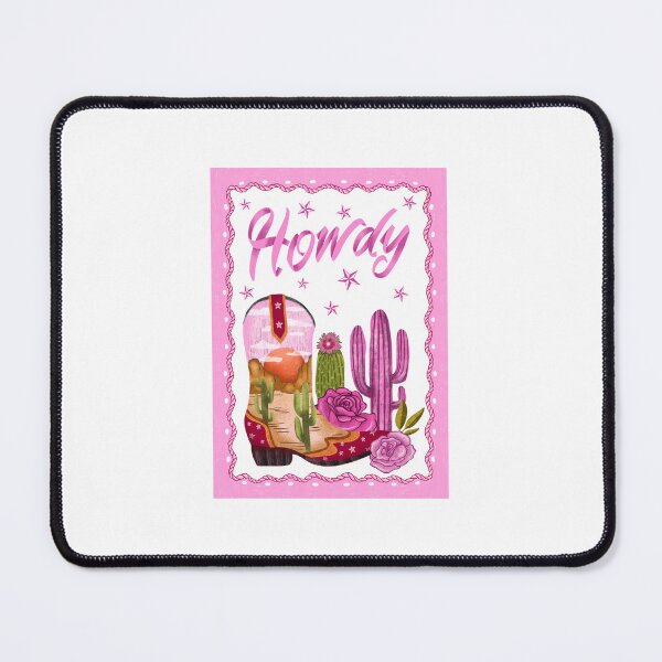 Item preview, Howdy cowgirl boot art designed and sold by pinkyfish1010.
