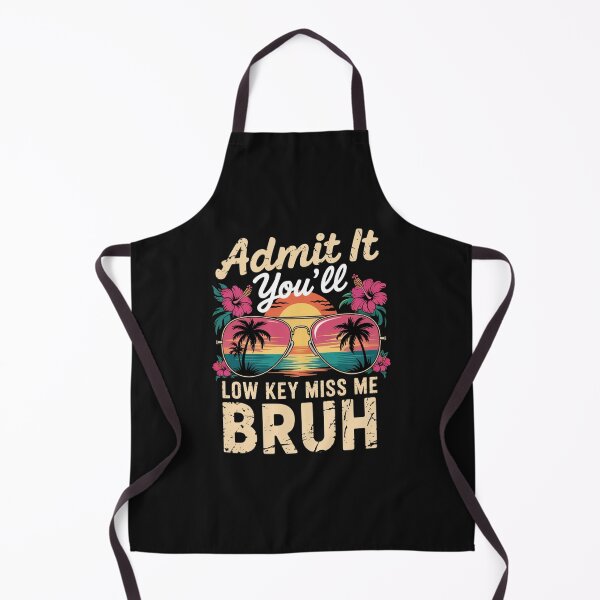 Item preview, Admit It Youll Low Key Miss Me Bruh Funny Last Day of School designed and sold by ConceptualVibes.