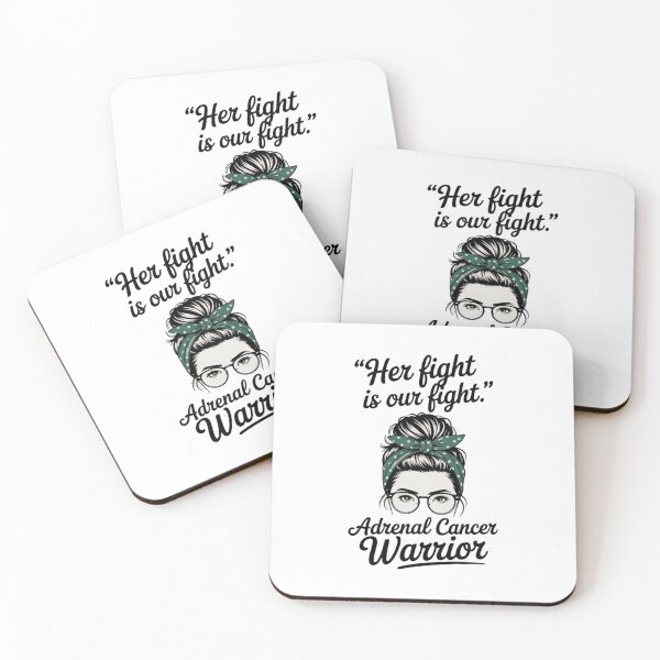 Item preview, Adrenal Cancer Warrior Her Fight Is Our Fight designed and sold by ConceptualVibes.