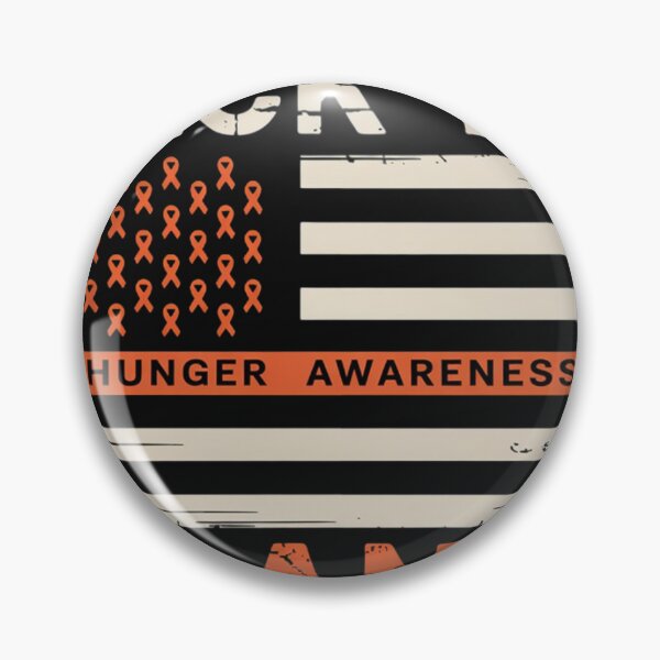 Item preview, Back The Orange Hunger Awareness Flag Orange Ribbon designed and sold by ConceptualVibes.
