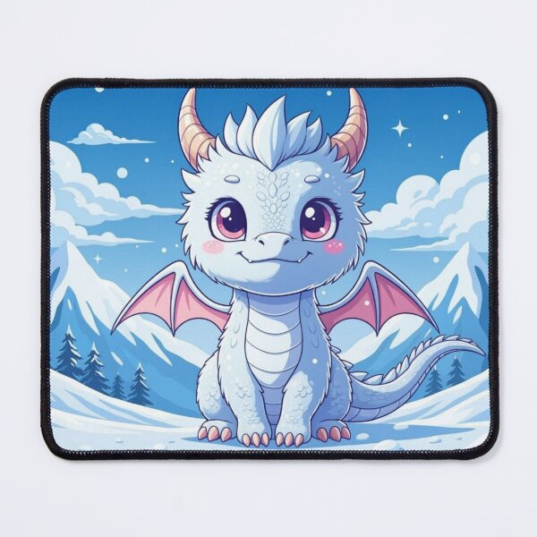 Item preview, Snow Dragon designed and sold by Gabriela McDaniel.