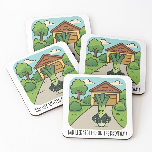 Item preview, Bad Leek Spotted On The Driveway designed and sold by Automotive Art by Greg.