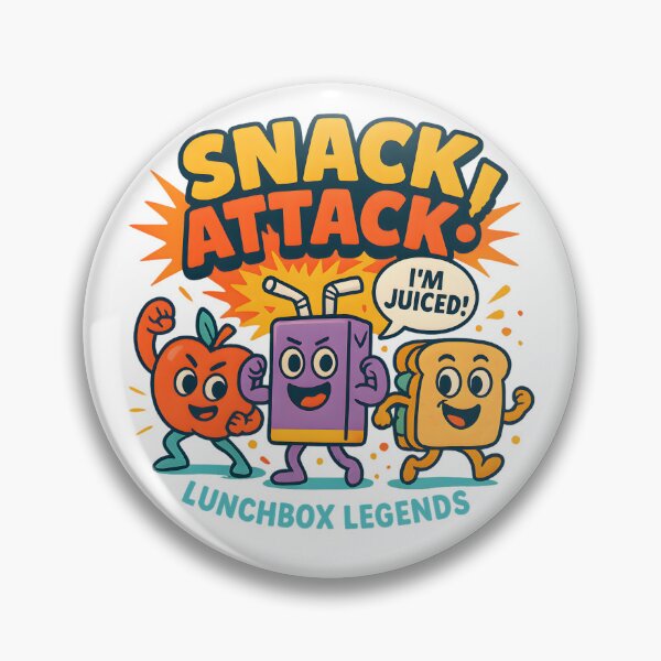 Item preview, Back to School - Snack Attack - Lunchbox Legends designed and sold by BlueHueTee.