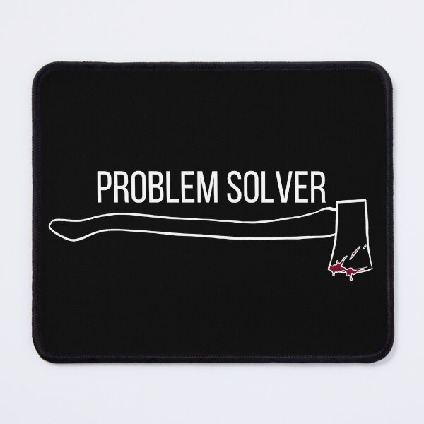 Item preview, Problem Solver (White Text) designed and sold by Lampblack and Bone.