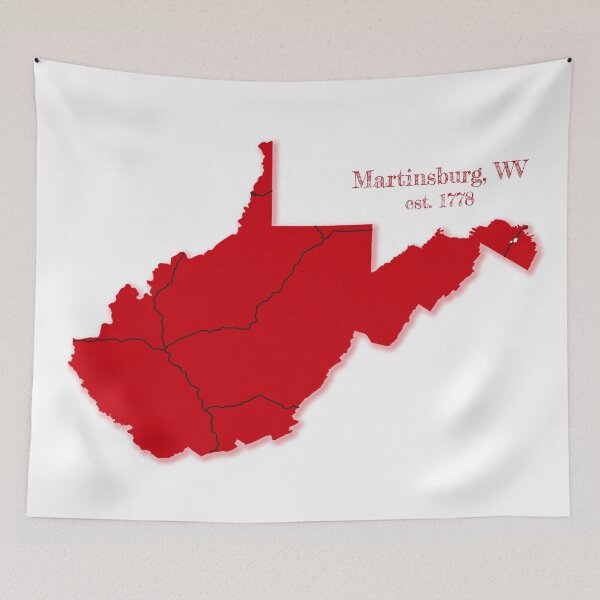 Item preview, Martinsburg, WV [Red] designed and sold by PhilbonianDezin.