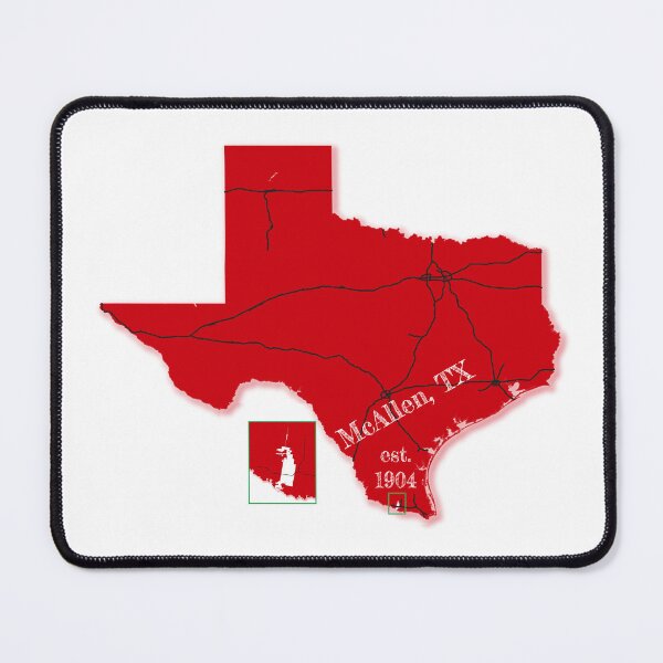 Item preview, McAllen, TX [Red] designed and sold by PhilbonianDezin.