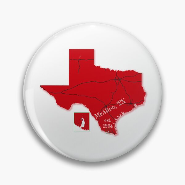 Item preview, McAllen, TX [Red] designed and sold by PhilbonianDezin.
