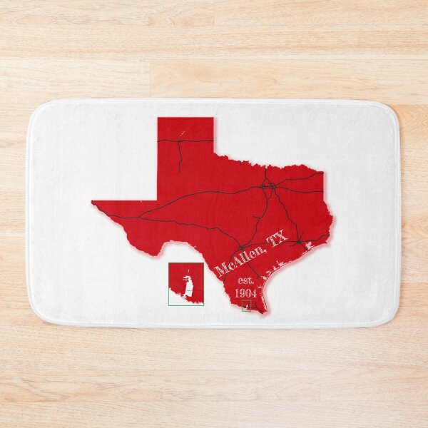 Item preview, McAllen, TX [Red] designed and sold by PhilbonianDezin.
