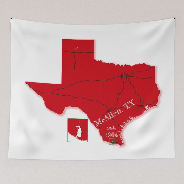 Item preview, McAllen, TX [Red] designed and sold by PhilbonianDezin.