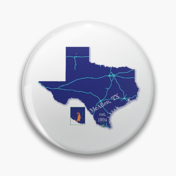 Item preview, McAllen, TX [Blue] designed and sold by PhilbonianDezin.