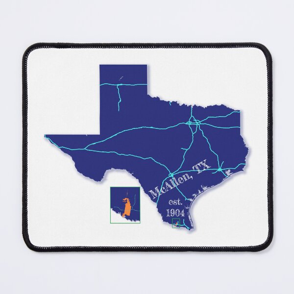 Item preview, McAllen, TX [Blue] designed and sold by PhilbonianDezin.