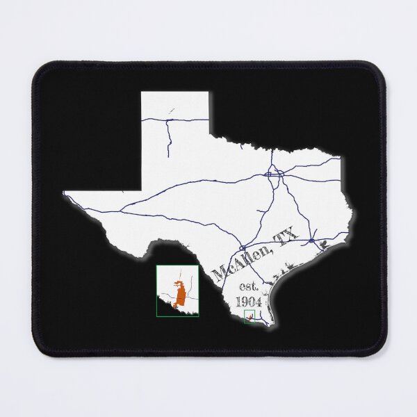 Item preview, McAllen, TX [White] designed and sold by PhilbonianDezin.