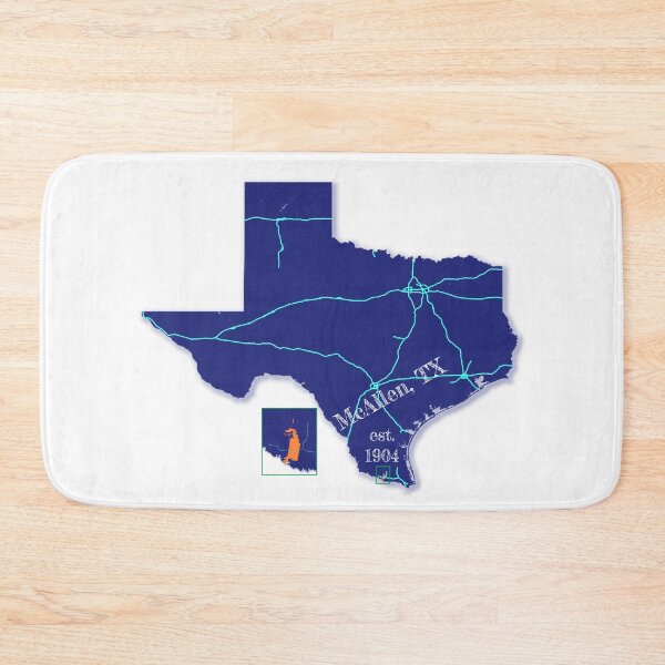 Item preview, McAllen, TX [Blue] designed and sold by PhilbonianDezin.