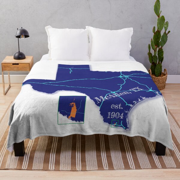 Item preview, McAllen, TX [Blue] designed and sold by PhilbonianDezin.