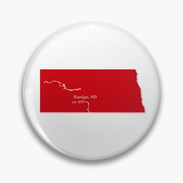 Item preview, Mandan, ND [Red] designed and sold by PhilbonianDezin.