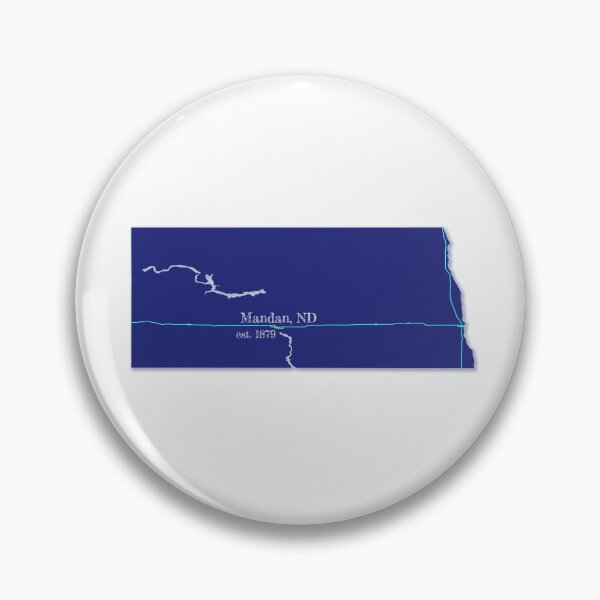 Item preview, Mandan, ND [Blue] designed and sold by PhilbonianDezin.