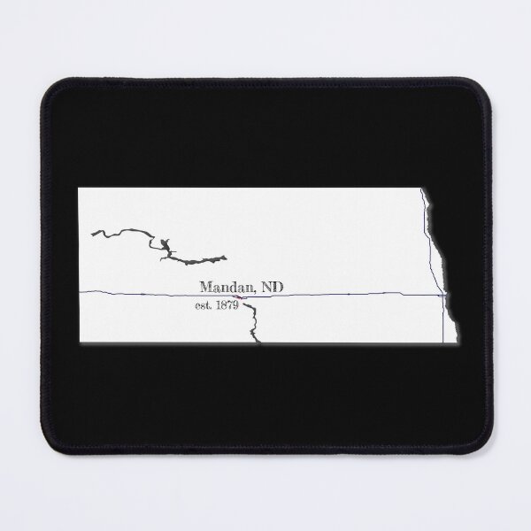 Item preview, Mandan, ND [White] designed and sold by PhilbonianDezin.