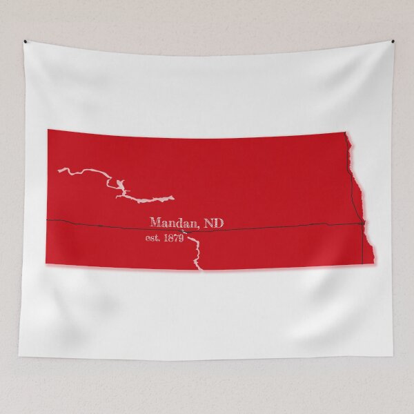Item preview, Mandan, ND [Red] designed and sold by PhilbonianDezin.
