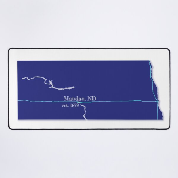 Item preview, Mandan, ND [Blue] designed and sold by PhilbonianDezin.