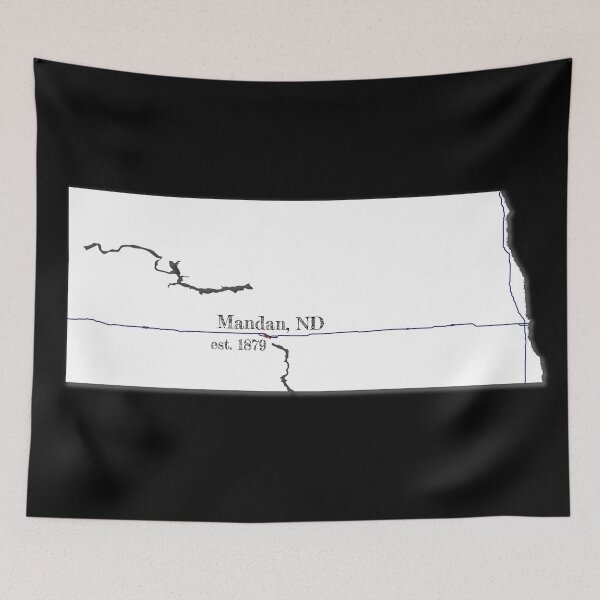 Item preview, Mandan, ND [White] designed and sold by PhilbonianDezin.