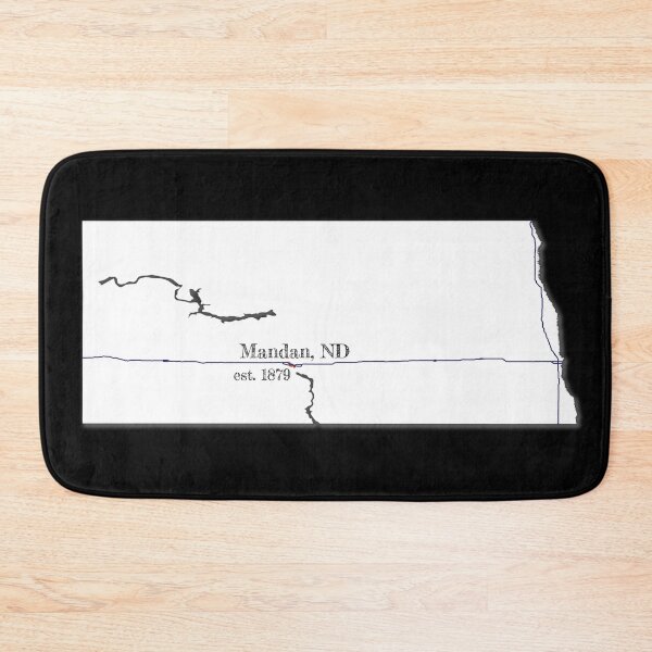 Item preview, Mandan, ND [White] designed and sold by PhilbonianDezin.