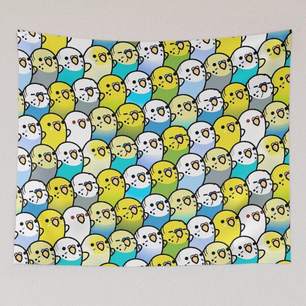 Item preview, Bunches of Budgies  designed and sold by birdhism.