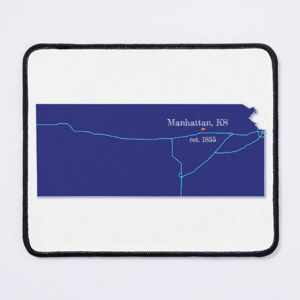 Item preview, Manhattan, KS [Blue] designed and sold by PhilbonianDezin.