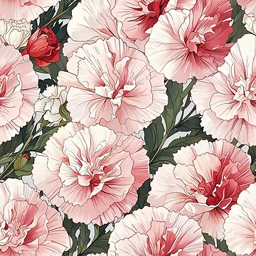 Artwork thumbnail, Carnations by CoolPixels