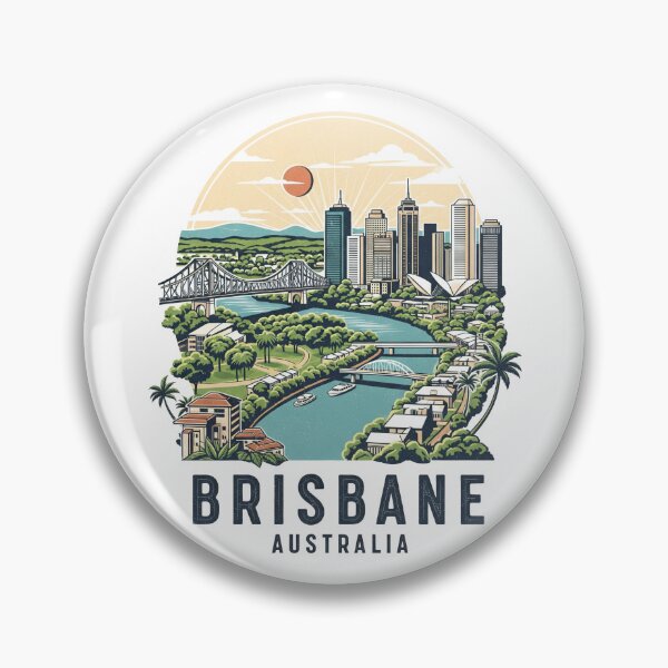 Item preview, Australia - Brisbane (Country Collection) designed and sold by HeartbeatPrint.