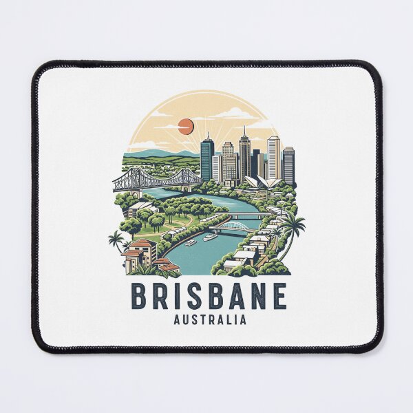 Item preview, Australia - Brisbane (Country Collection) designed and sold by HeartbeatPrint.