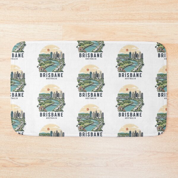 Item preview, Australia - Brisbane (Country Collection) designed and sold by HeartbeatPrint.