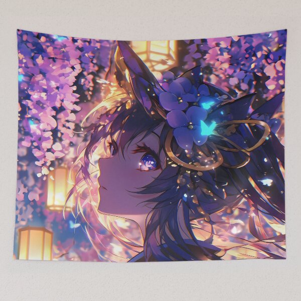 Item preview, Tohka Yatogami Date A Live Anime Wisteria Lantern Elegance designed and sold by mildaclairmo.