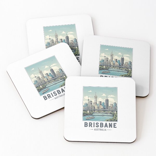 Item preview, Australia - Brisbane (Country Collection) designed and sold by HeartbeatPrint.