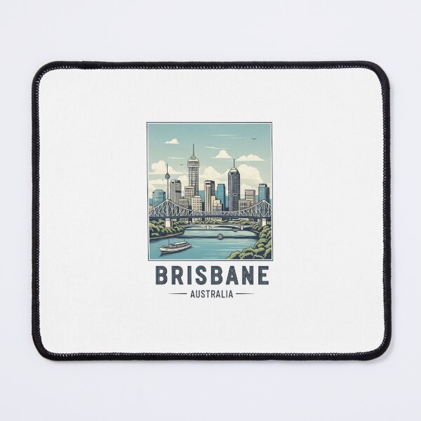 Item preview, Australia - Brisbane (Colección de países) designed and sold by HeartbeatPrint.