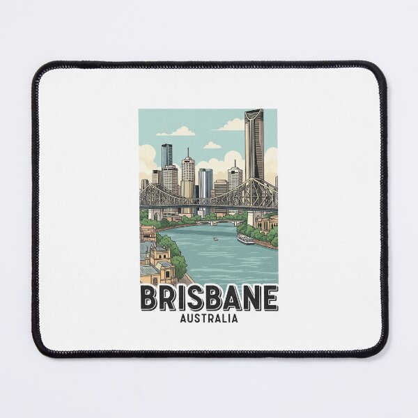 Item preview, Australia - Brisbane (Country Collection) designed and sold by HeartbeatPrint.
