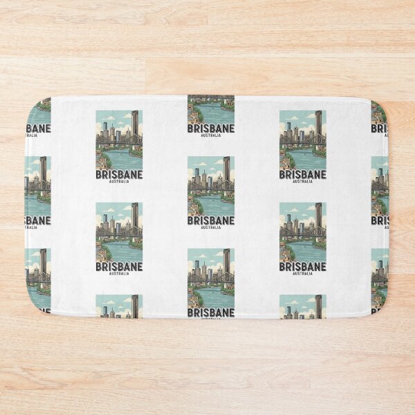 Item preview, Australia - Brisbane (Country Collection) designed and sold by HeartbeatPrint.