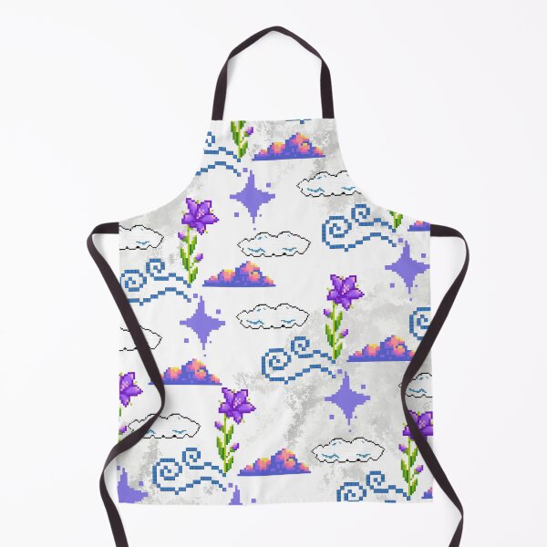 Item preview, Pixelated clouds of flowers designed and sold by andrasdesignssss.