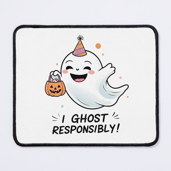 Item preview, Funny Cute Ghost With Sassy Halloween Quote designed and sold by Nathaphat514.
