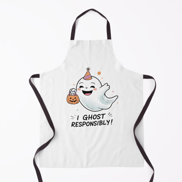 Item preview, Funny Cute Ghost With Sassy Halloween Quote designed and sold by Nathaphat514.