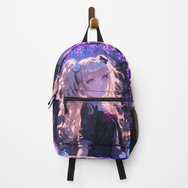 Item preview, Junko Enoshima Danganronpa Anime Wisteria Petal Festival Electric Glow designed and sold by mildaclairmo.