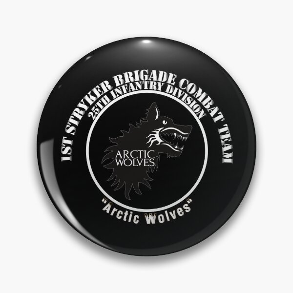 Item preview, Army - 1st Stryker Bde - 25th ID - Arctic Wolves - White designed and sold by Military Insignia Products.