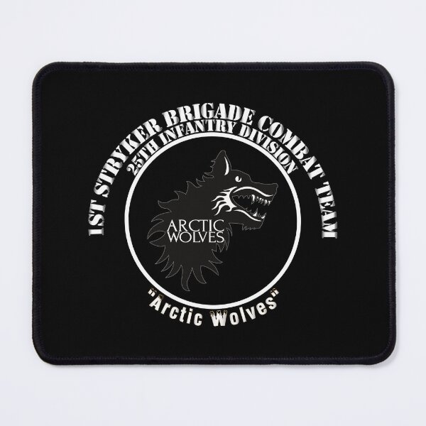 Item preview, Army - 1st Stryker Bde - 25th ID - Arctic Wolves - White designed and sold by Military Insignia Products.