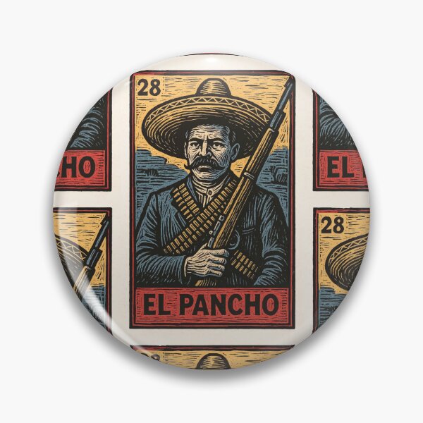 Item preview, Mexican Lottery Card El Pancho Villa designed and sold by retrographics.